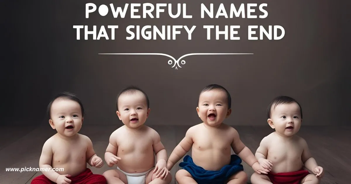 Powerful Names That Mean End