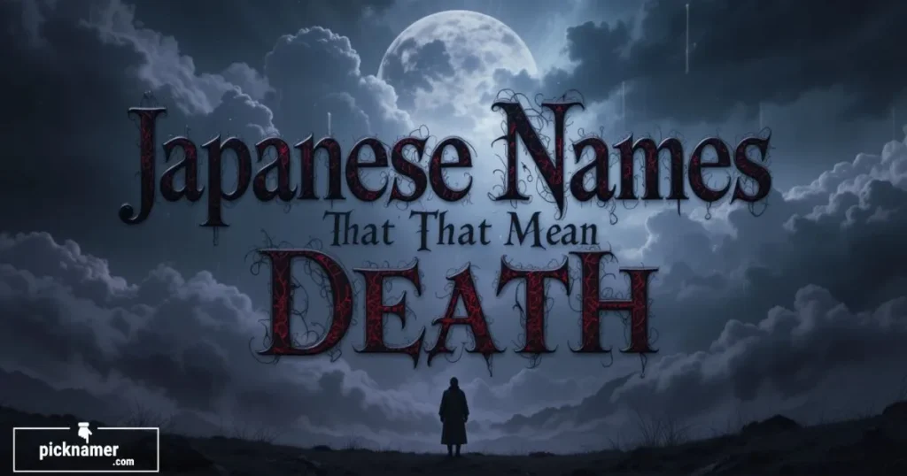 Japanese Names That Mean Death