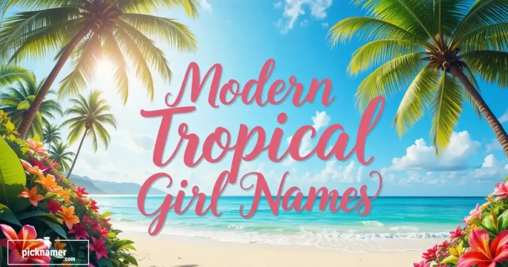 Modern Tropical Girl Names